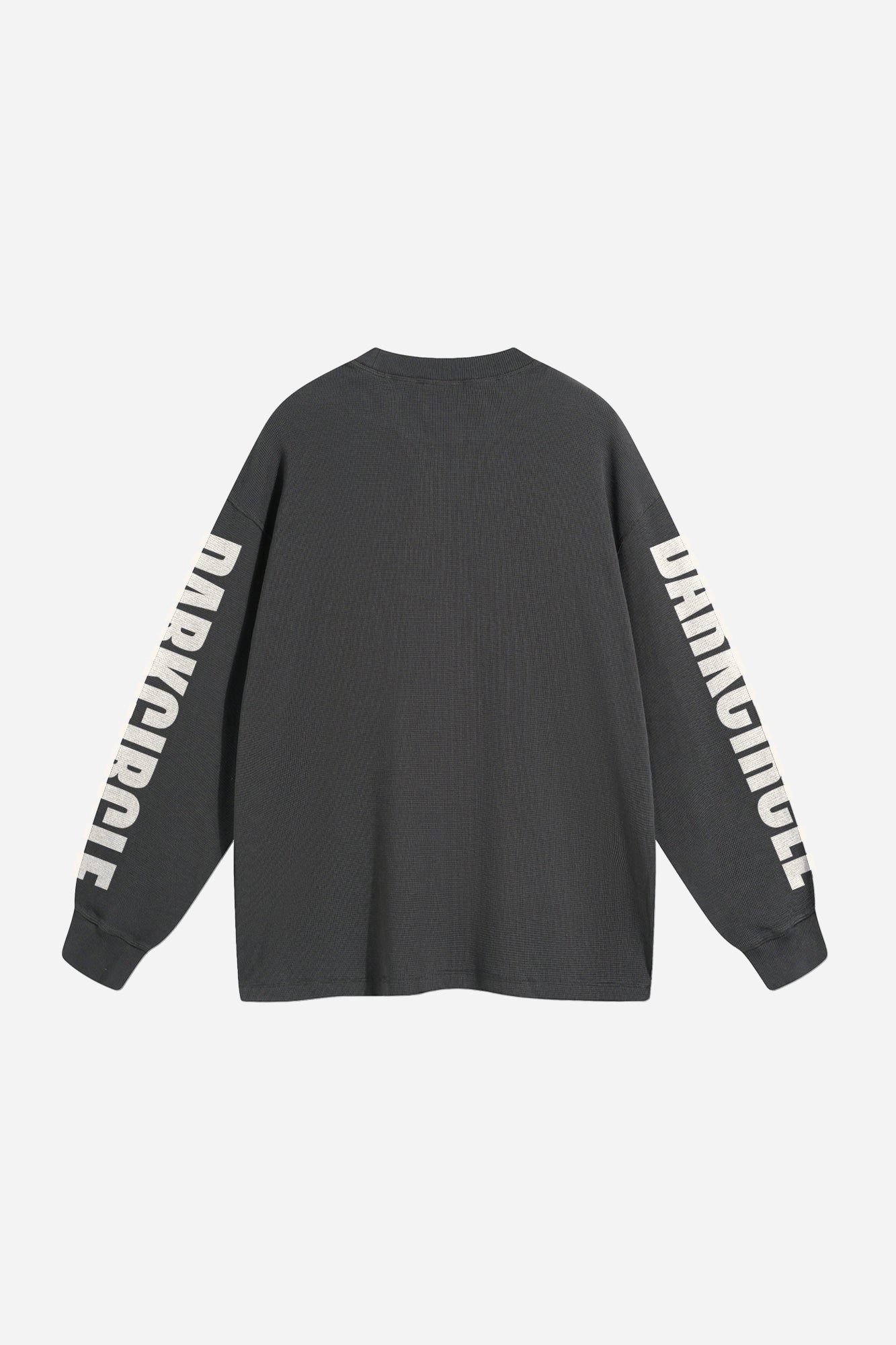 Waffle Knit Long Sleeve - Charcoal