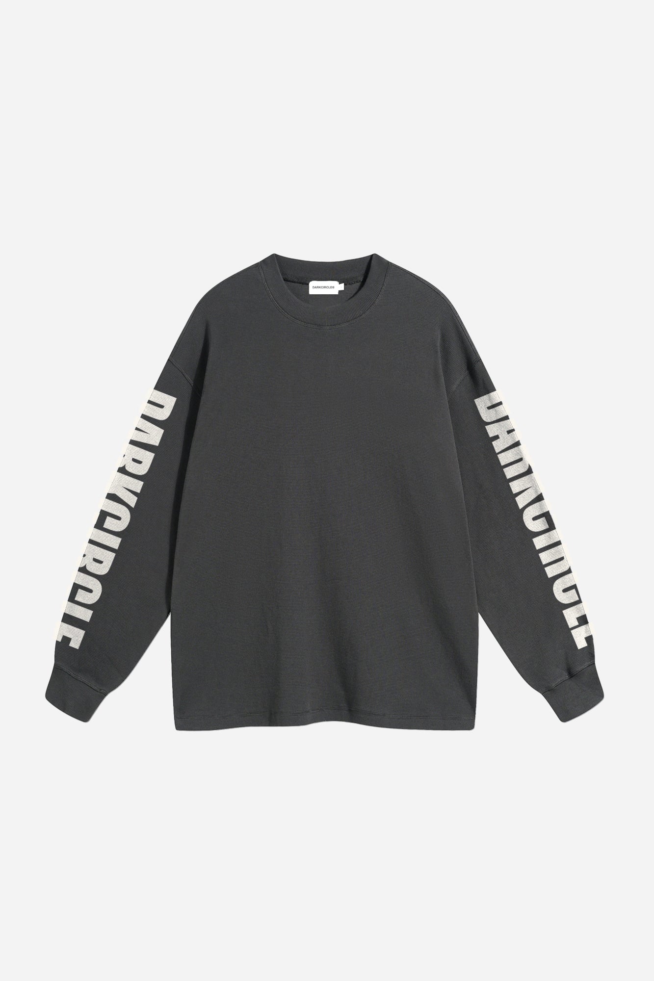 Waffle Knit Long Sleeve - Charcoal