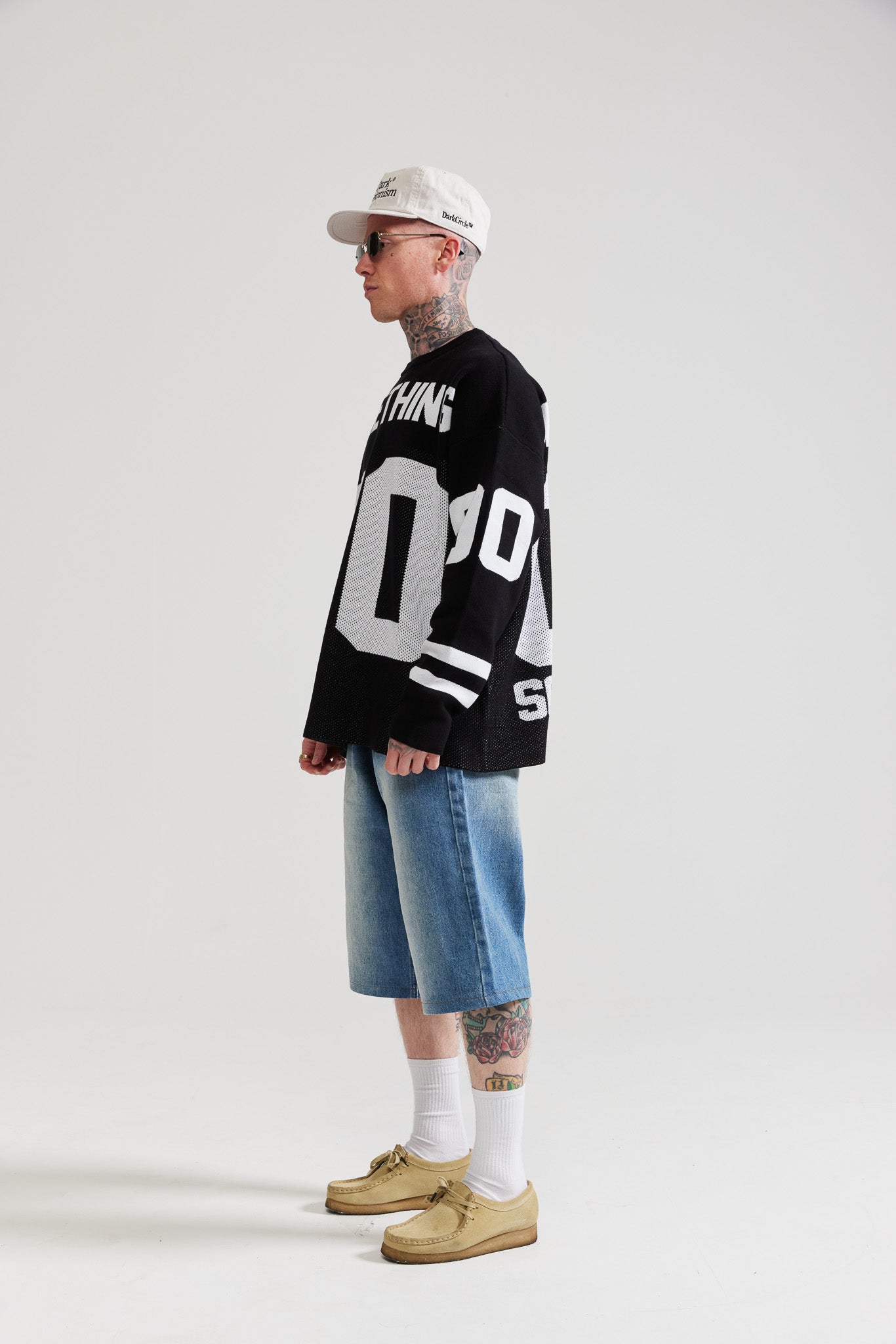 SOMETHING Knit Jersey - Black