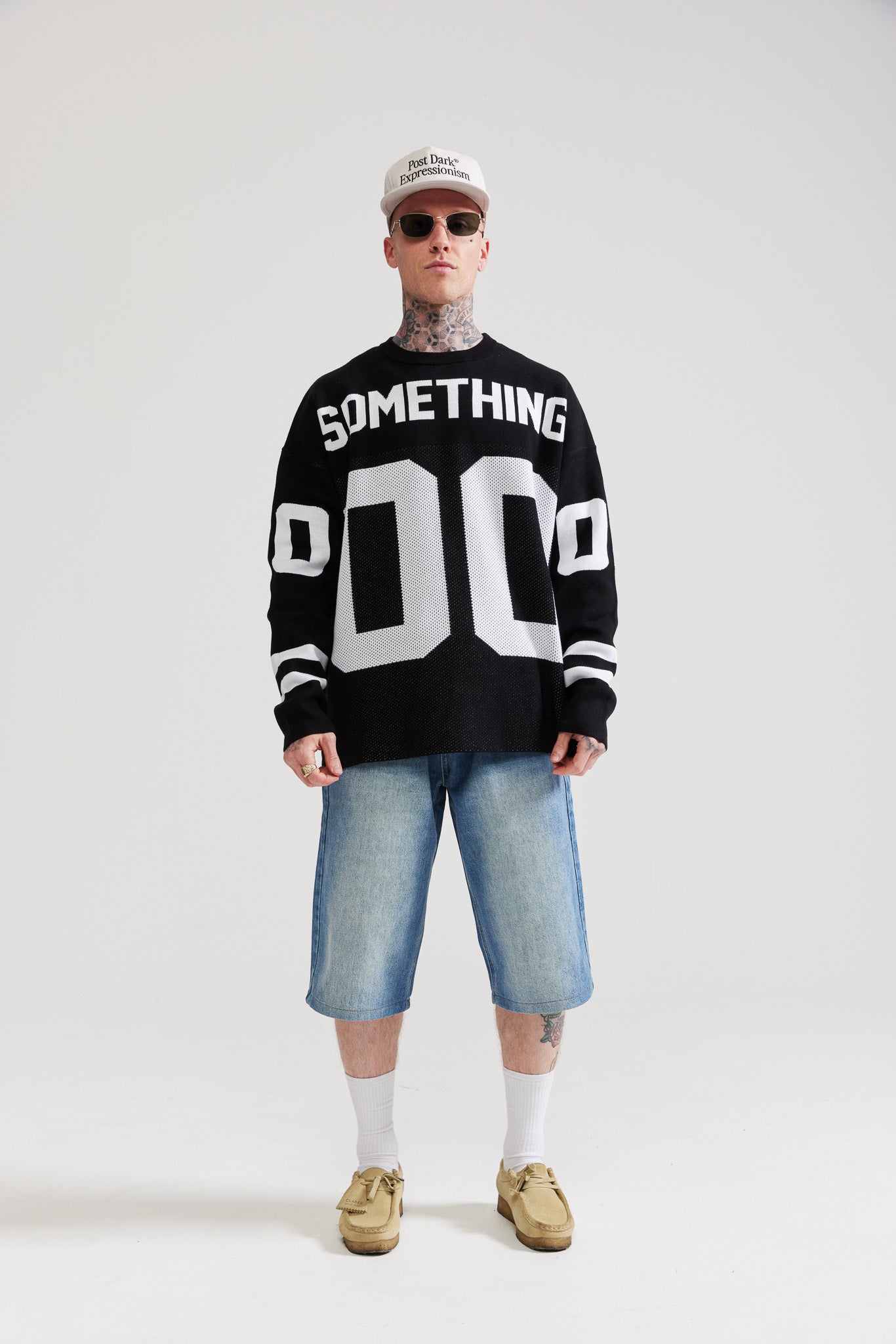 SOMETHING Knit Jersey - Black