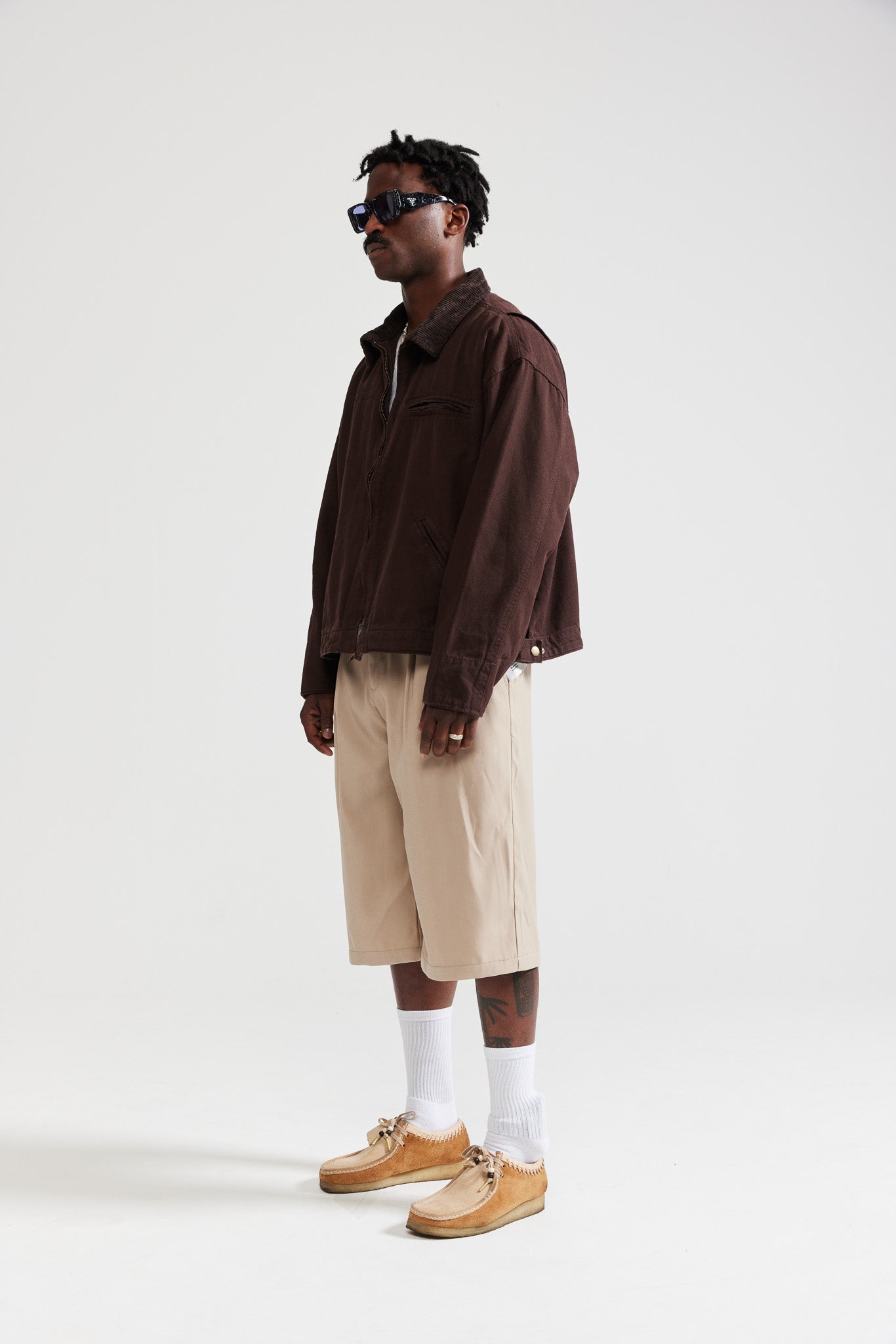 Tailored Shorts - Camel