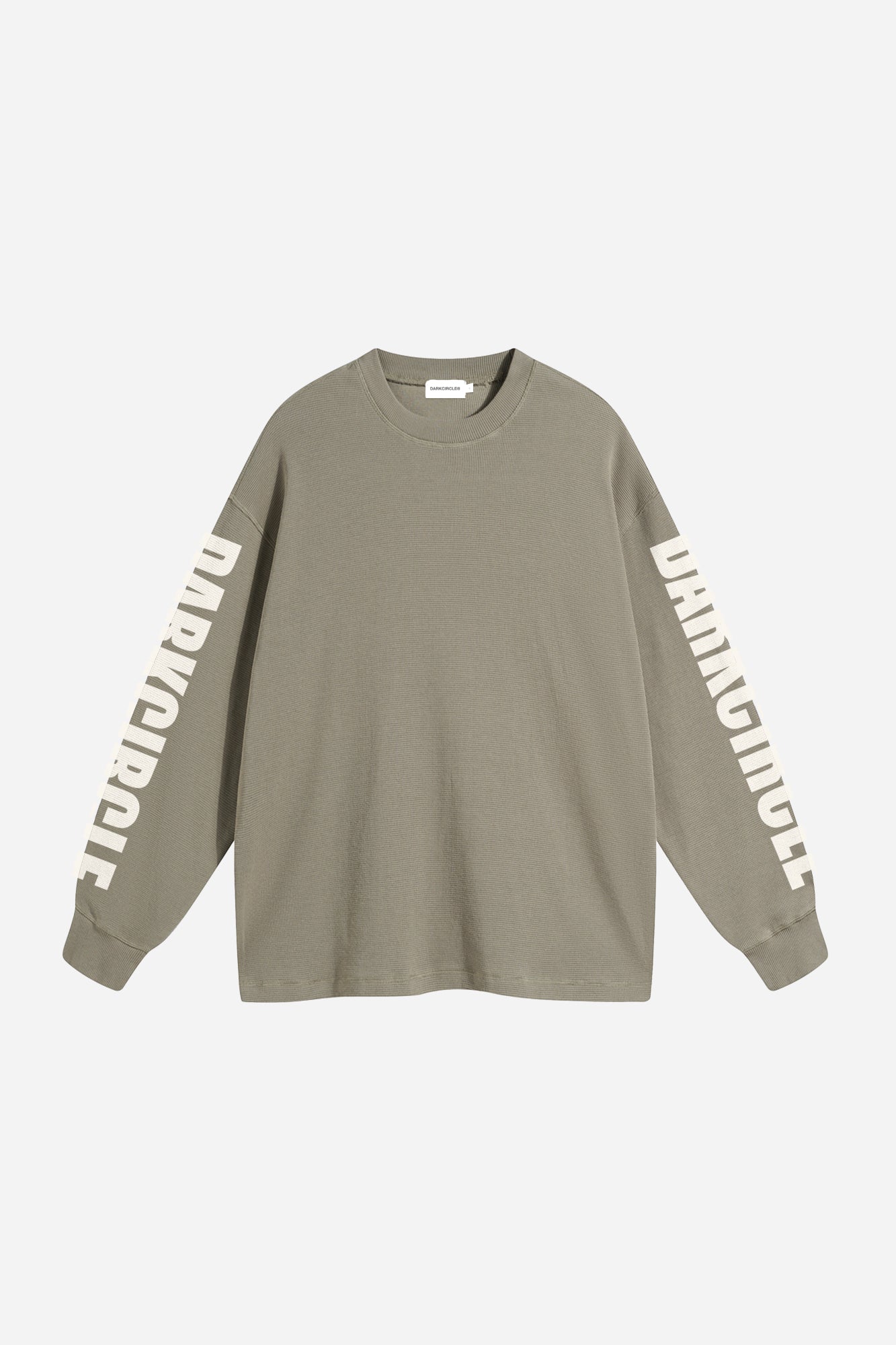 Waffle Knit Long Sleeve - Grey Pistachio