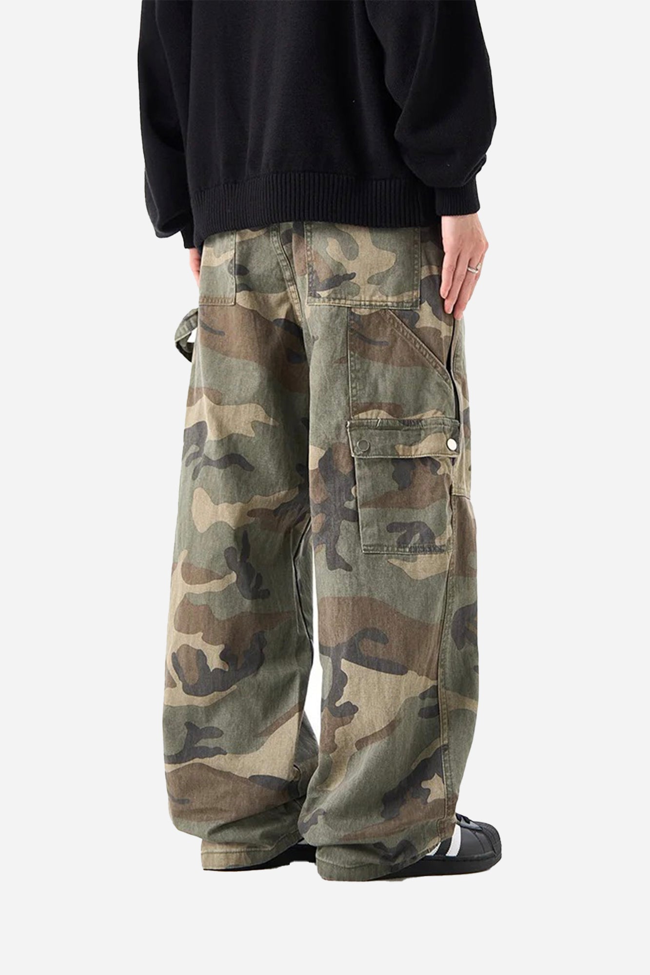 Washed Cargo - Woodland Camo