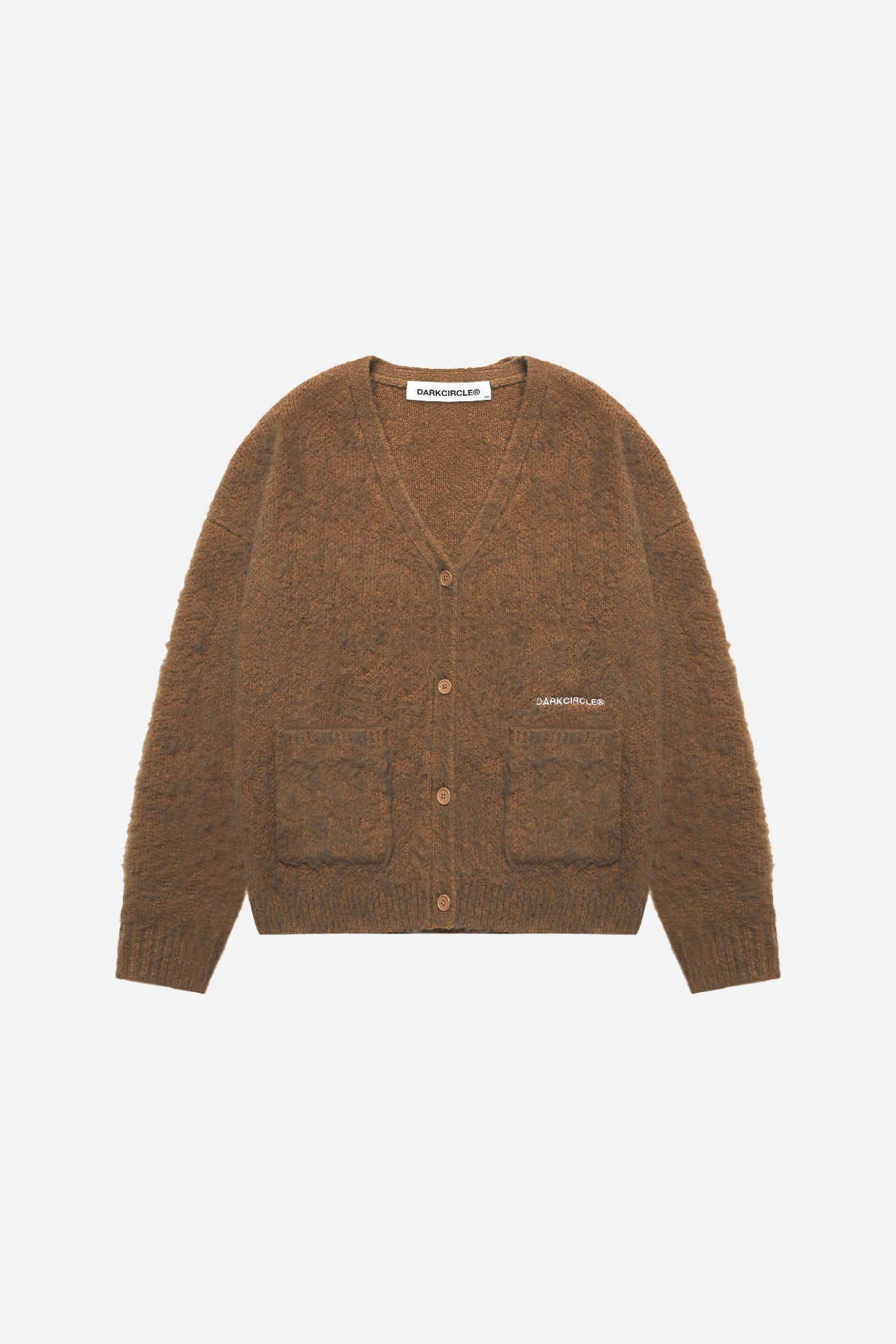 Registered Cardigan - Coffee Brown