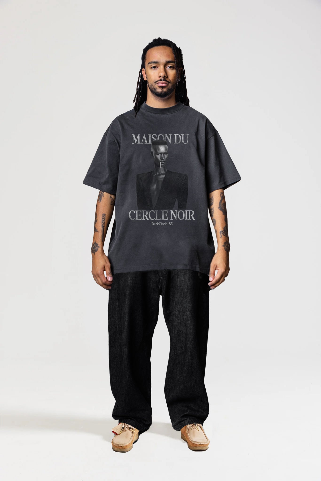 Grace Tee - Washed Black