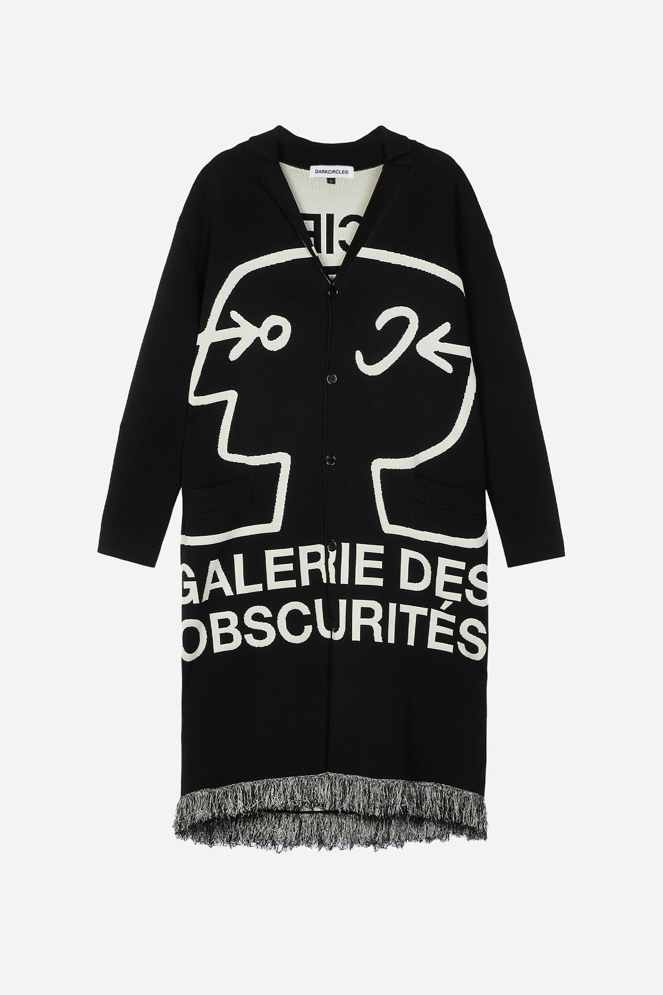 Galleria | Obscurities Knit Lounge Coat - Black
