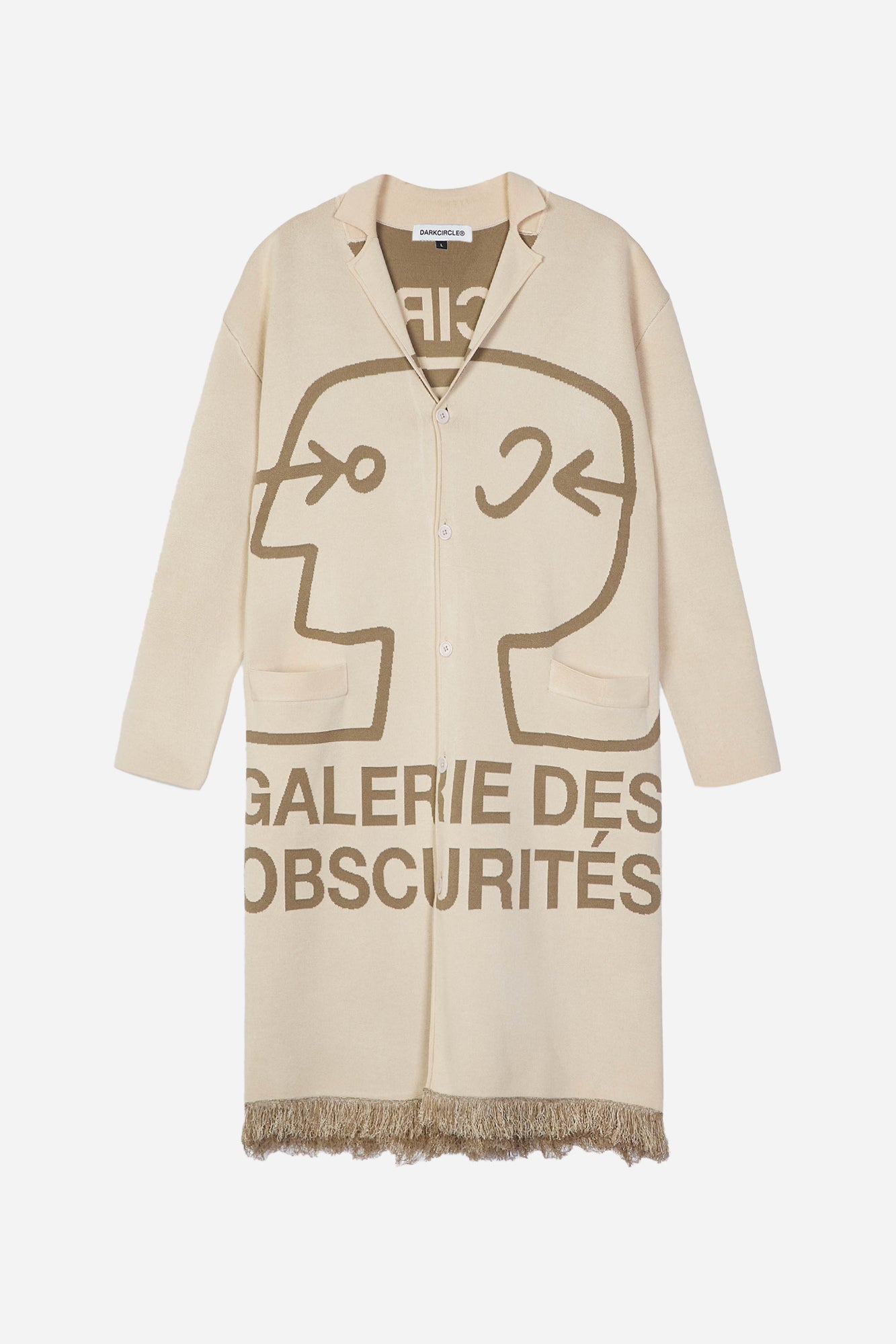 Galleria | Obscurities Knit Lounge Coat - Natural