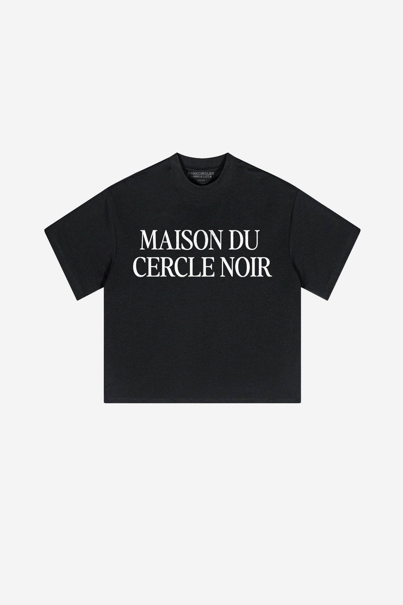 Maison Cropped Tee - Black