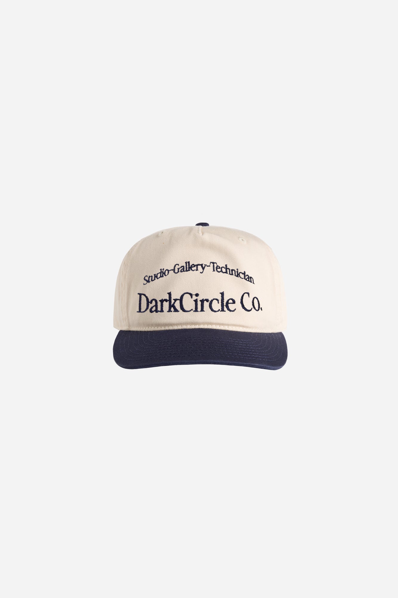 Technician Cap - Natural/Midnight Navy – DARKCIRCLE®